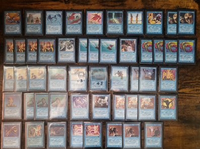 Blue cards